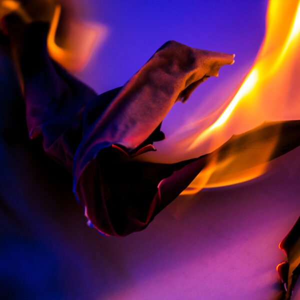 Flame Dance: Abstract Fire and Light